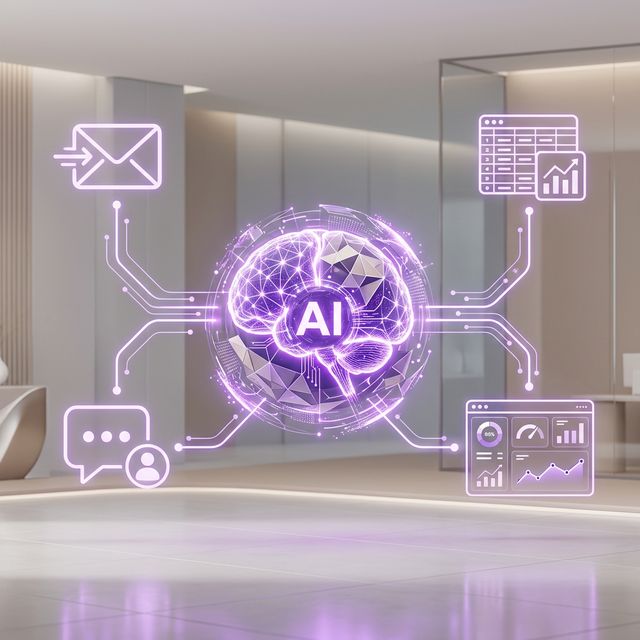 AI orchestrating business automation across tools